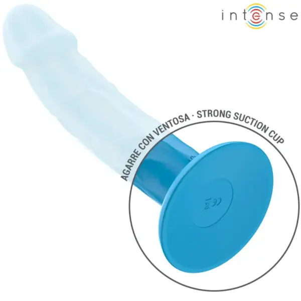 INTENSE - Vibrador Realístico PHOEBE con Control Remoto en Azul - Imagen 5
