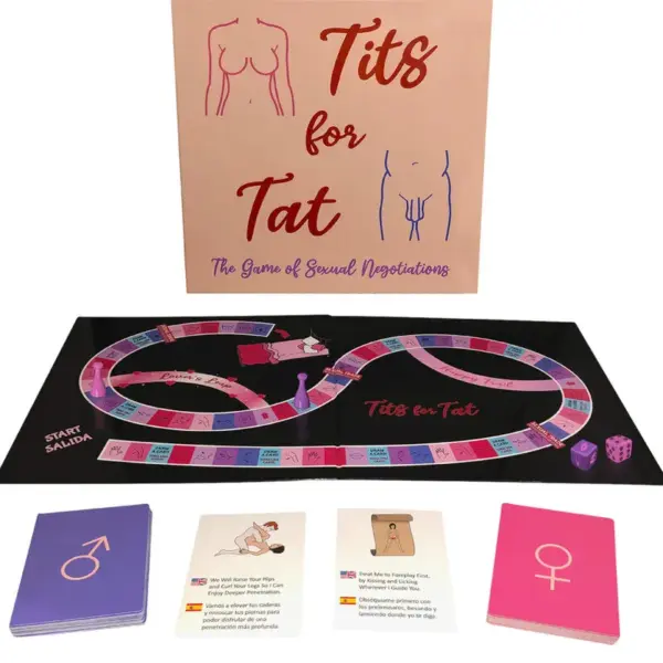 KHEPER GAMES - TITS FOR TAT - Juego de Pareja para Conectar