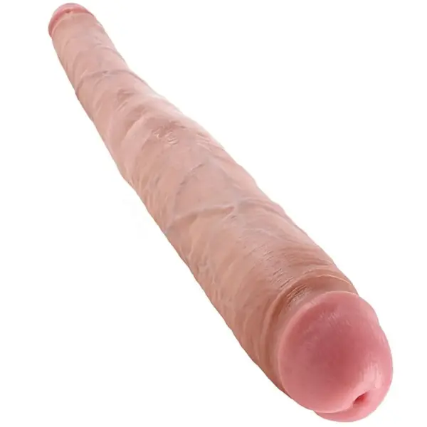 KING COCK - Dildo doble natural de 40.6 cm para una experiencia realista - Imagen 2