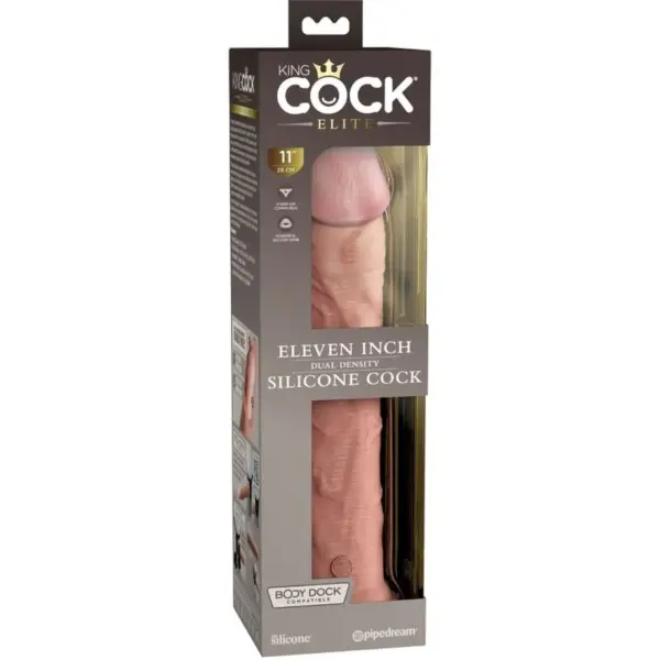 King Cock Elite - Dildo Realístico Silicona de 28 cm - Imagen 6
