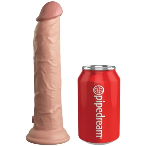 KING COCK - Elite Dildo Realístico Vibrador con Control Remoto de 23 cm