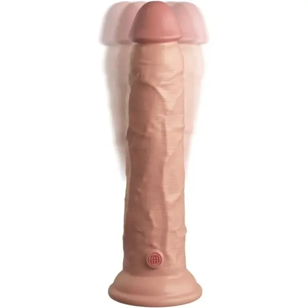KING COCK - Elite Dildo Realístico Vibrador con Control Remoto de 23 cm - Imagen 5