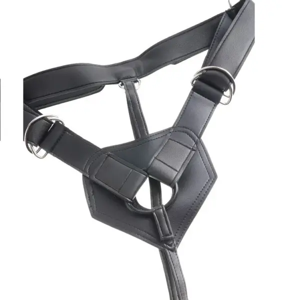 KING COCK - Harness con pene realístico negro 22.9 cm - Imagen 3