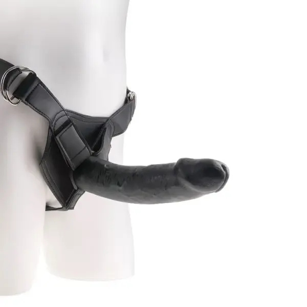 KING COCK - Harness con pene realístico negro 22.9 cm - Imagen 5