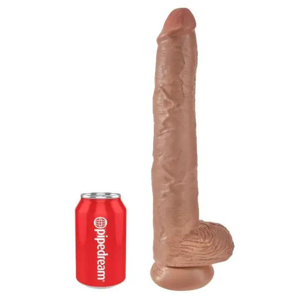 KING COCK - Pene Realístico con Testículos 35.6 cm - Imagen 2