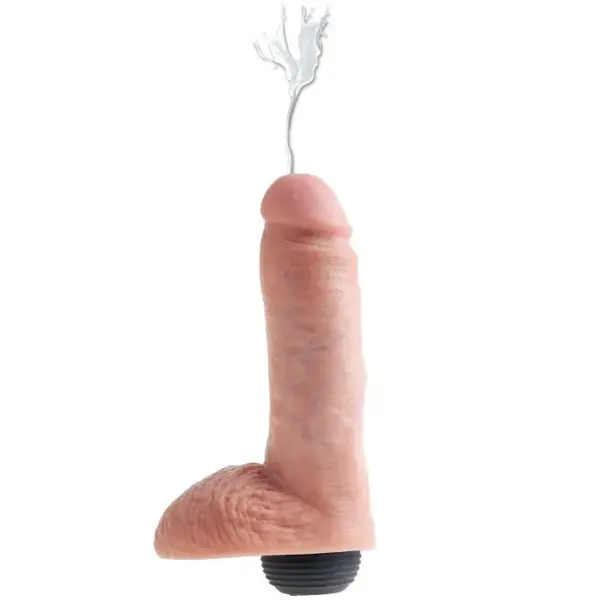 KING COCK - PENE REALISTICO EYACULADOR NATURAL 20.32 CM - Imagen 2