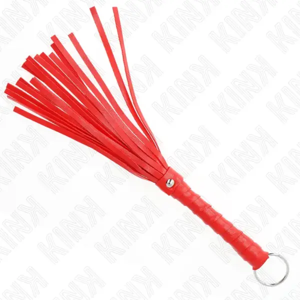 KINK - Látigo Simple Mini Rojo 28 cm para Placer y Control