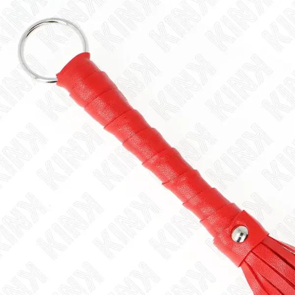 KINK - Látigo Simple Mini Rojo 28 cm para Placer y Control - Imagen 4