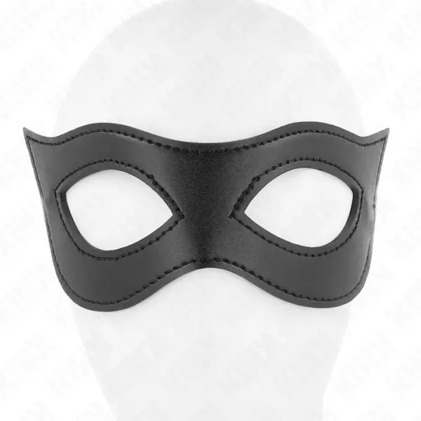 KINK - Máscara de polipiel modelo 2 23 x 7.5 cm: Misterio y Estilo en tus Juegos Eróticos - Imagen 4