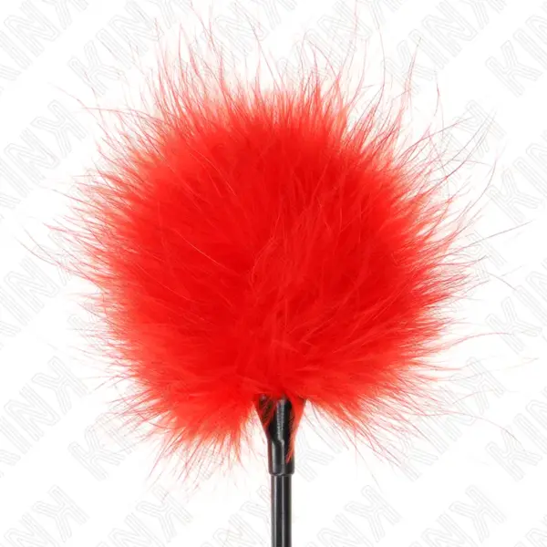 KINK - Plumas para Cosquillas Rojo para el Kit Bondage 27 cm - Imagen 3