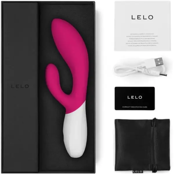 LELO - INA WAVE 2 Vibrador lujo con movimiento especial fucsia - Imagen 3