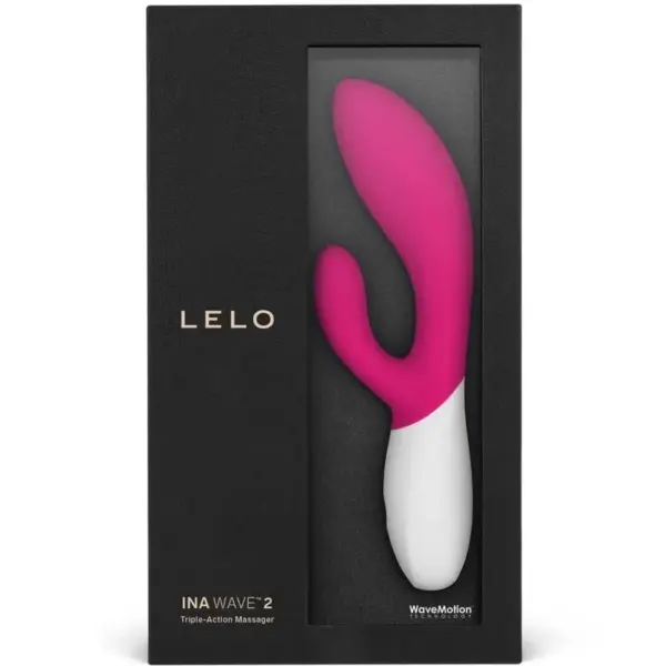 LELO - INA WAVE 2 Vibrador lujo con movimiento especial fucsia - Imagen 4
