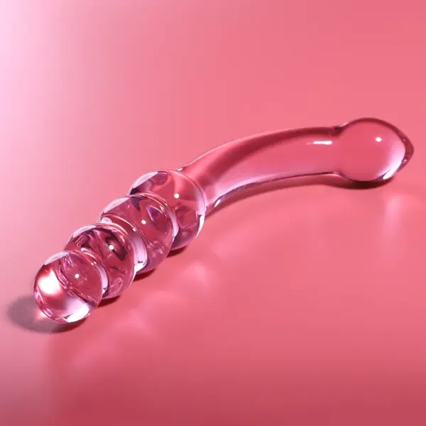 Nebula Series by Ibiza - Dildo cristal rosa 18.5 cm - Imagen 2