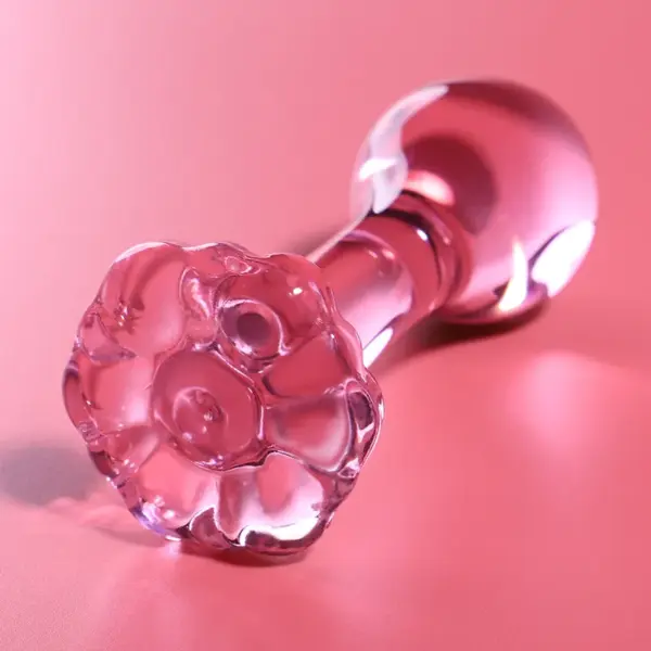 NEBULA SERIES BY IBIZA - Plug Cristal Rosa 11 cm para una Experiencia Anal Elegante - Imagen 2