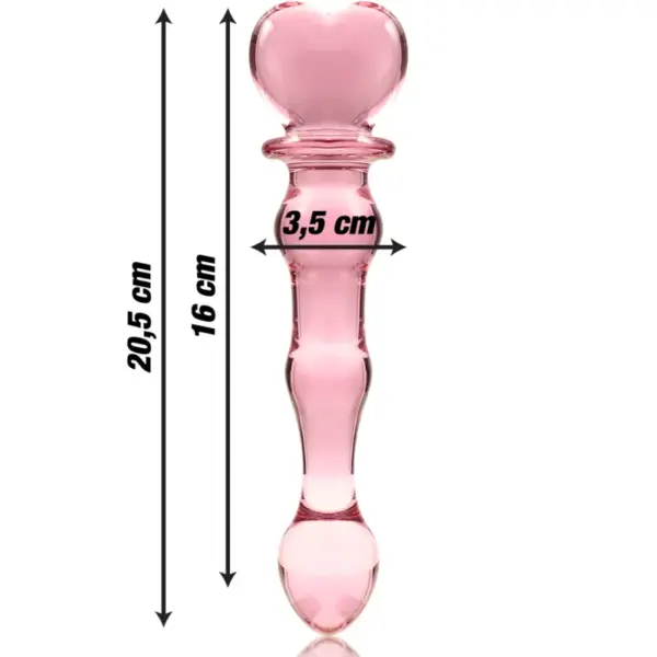 NEBULA SERIES BY IBIZA - Dildo Cristal Rosa 20.5 cm - Imagen 3