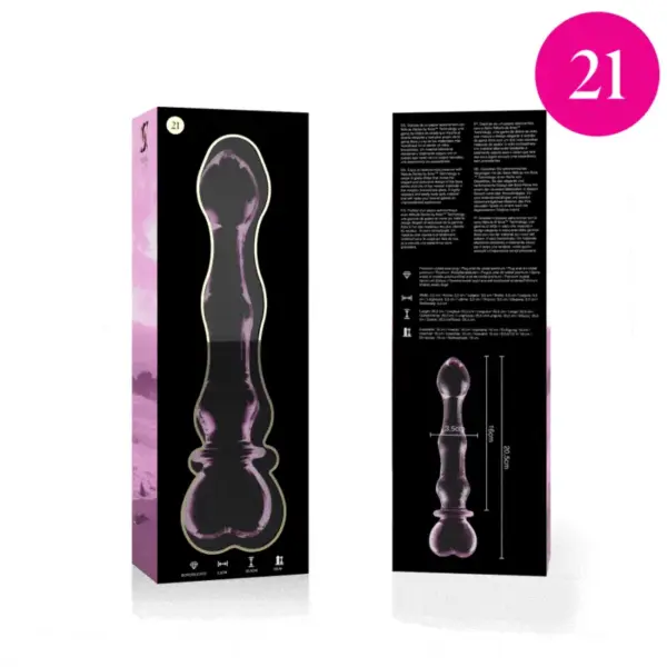 NEBULA SERIES BY IBIZA - Dildo Cristal Rosa 20.5 cm - Imagen 4
