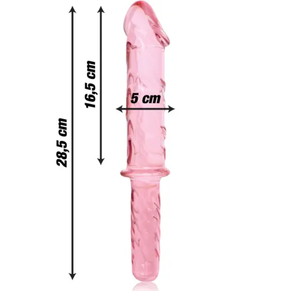 Nebula Series - Dildo Cristal Rosa 28.5 cm de Ibiza - Imagen 3