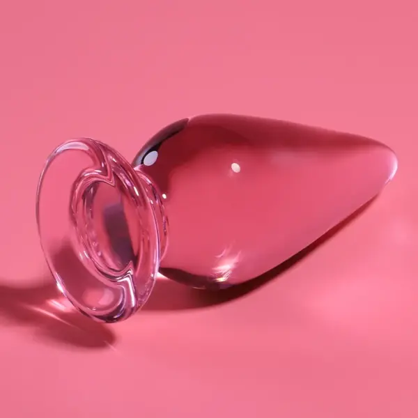 NEBULA SERIES BY IBIZA - Plug Anal de Cristal Rosa 11 cm -O- 5 cm - Imagen 2