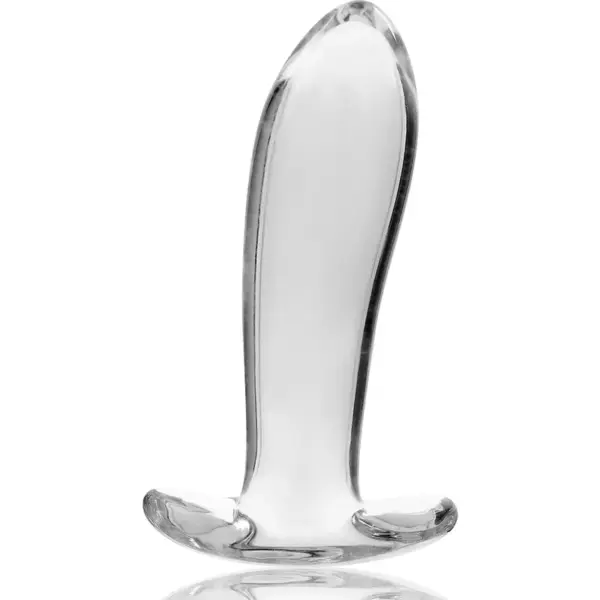 NEBULA SERIES BY IBIZA - Plug Anal de Cristal Transparente 12.5 cm - 3.5 cm - Imagen 5