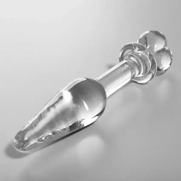 NEBULA SERIES BY IBIZA - Plug Anal de Cristal Transparente 13.5 cm - Imagen 2
