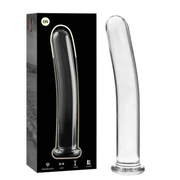 NEBULA SERIES BY IBIZA - Plug Anal de Cristal Transparente 14.5 cm