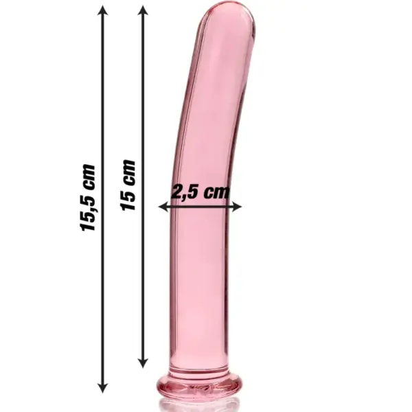 NEBULA SERIES BY IBIZA - Dildo Cristal Rosa 15.5 cm - Imagen 3