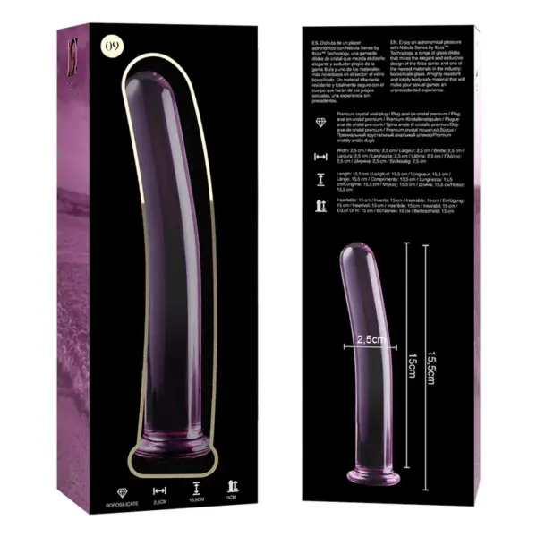 NEBULA SERIES BY IBIZA - Dildo Cristal Rosa 15.5 cm - Imagen 6