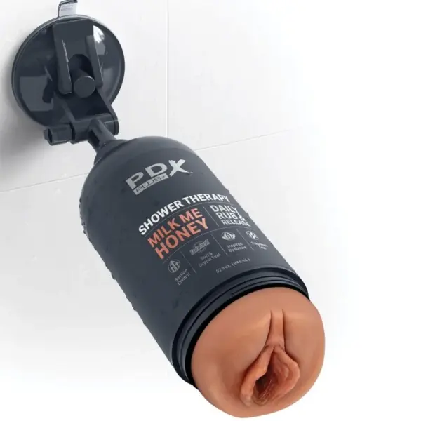 PDX PLUS - Masturbador Stroker Discreto de Champú Milk Me Honey Caramelo - Imagen 2