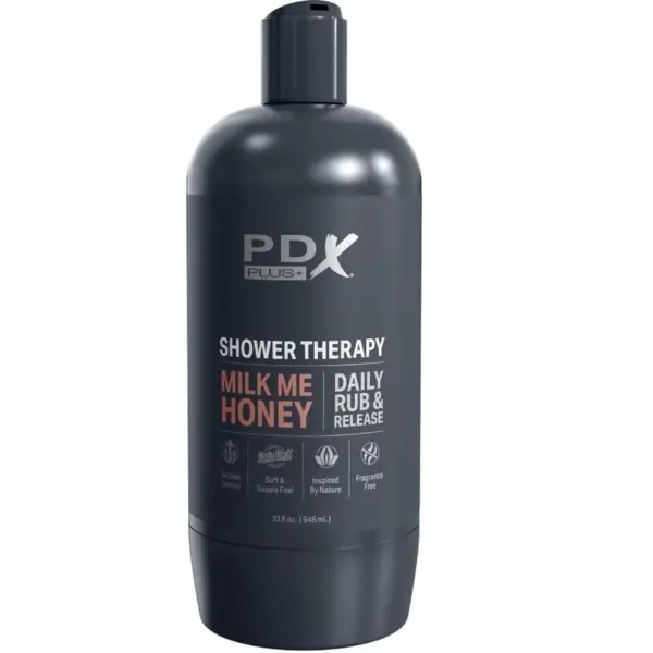 PDX PLUS - Masturbador Stroker Discreto de Champú Milk Me Honey Caramelo - Imagen 4