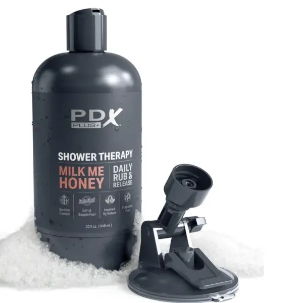 PDX PLUS - Masturbador Stroker Discreto de Champú Milk Me Honey Caramelo - Imagen 5