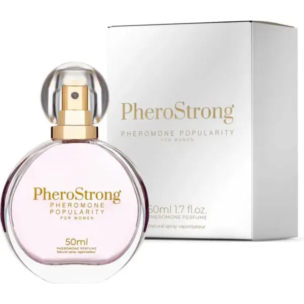 PHEROSTRONG - Perfume con Feromonas Popularity para Mujer 50 ml