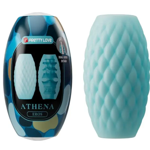 Pretty Love - Masturbador Masculino Silicona Celeste Athena Eros