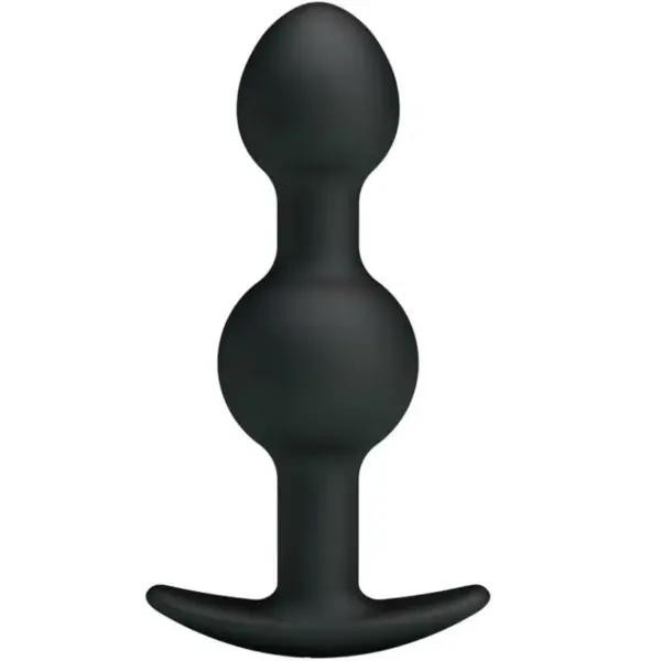 Pretty Love - Bolas Anales Silicona Estimulación Especial 10.3 cm Negro