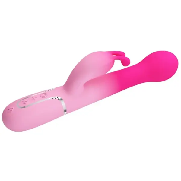 Pretty Love - Vibrador rabbit 3 en 1 multifunción rosa - Imagen 5