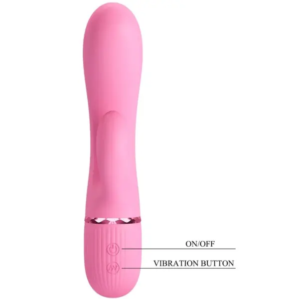 Pretty Love - Vibrador rabbit con punto G rosa - Imagen 7