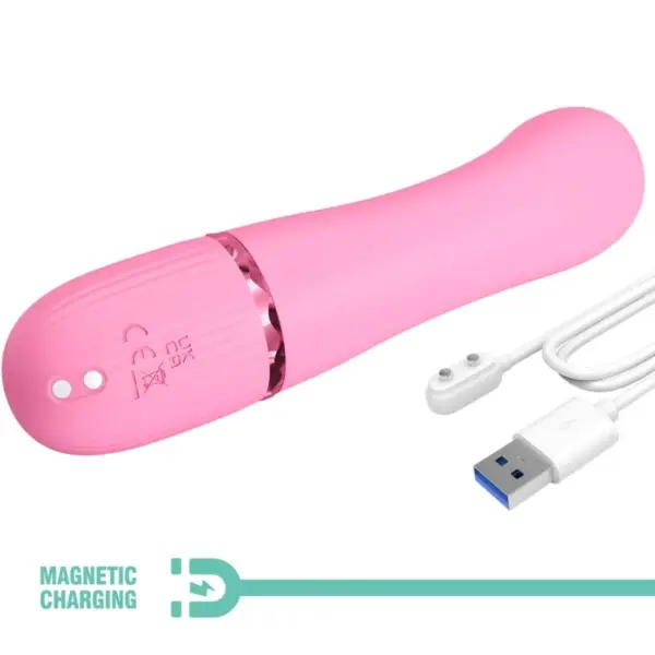 Pretty Love - Vibrador rabbit con punto G rosa - Imagen 8