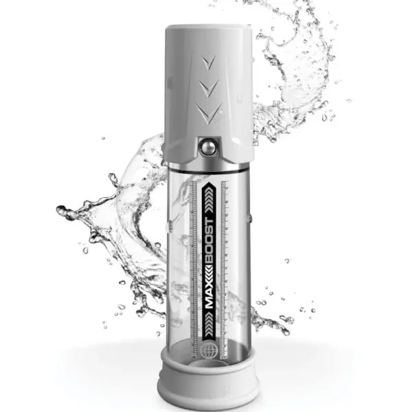 PUMP WORX - Bomba de Erección Max Boost Blanco - Imagen 4