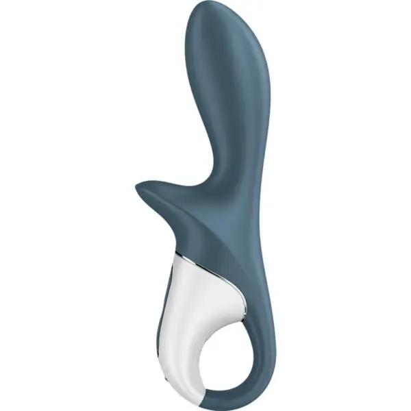 Satisfyer - Air Pump Booty 2 Gris Oscuro: Vibrador Anal Inflable - Imagen 2
