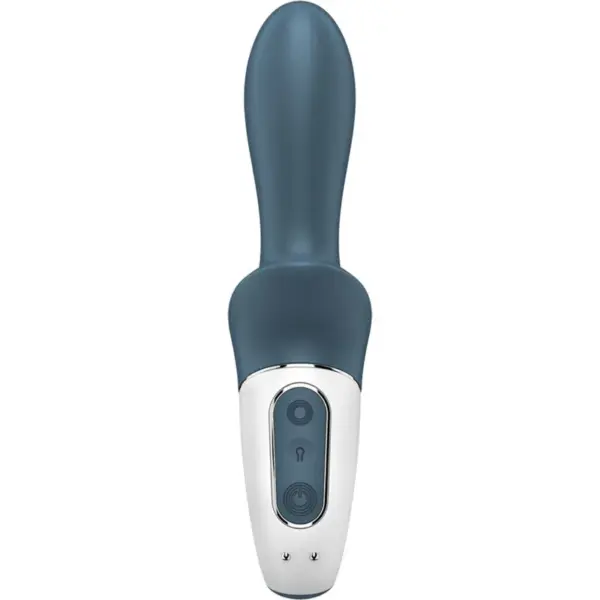 Satisfyer - Air Pump Booty 2 Gris Oscuro: Vibrador Anal Inflable - Imagen 4