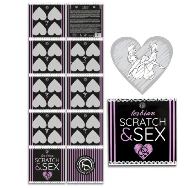 SECRETPLAY - Scratch & Sex Juego Parejas Posturas Lésbicas