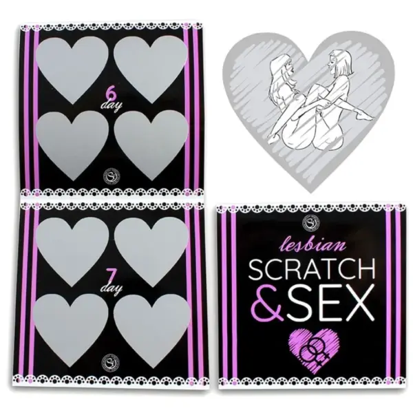 SECRETPLAY - Scratch & Sex Juego Parejas Posturas Lésbicas - Imagen 2