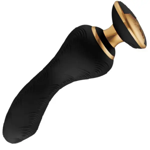 SHUNGA - Sanya Masajeador Íntimo Negro: Placer Elegante y Refinado