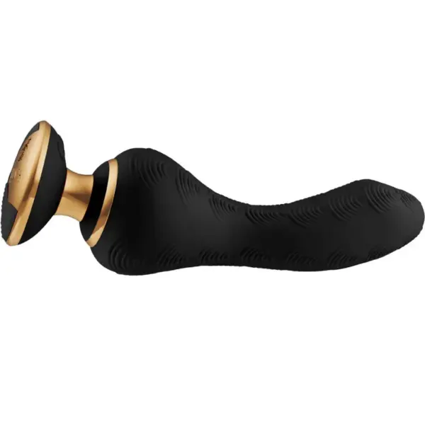 SHUNGA - Sanya Masajeador Íntimo Negro: Placer Elegante y Refinado - Imagen 2
