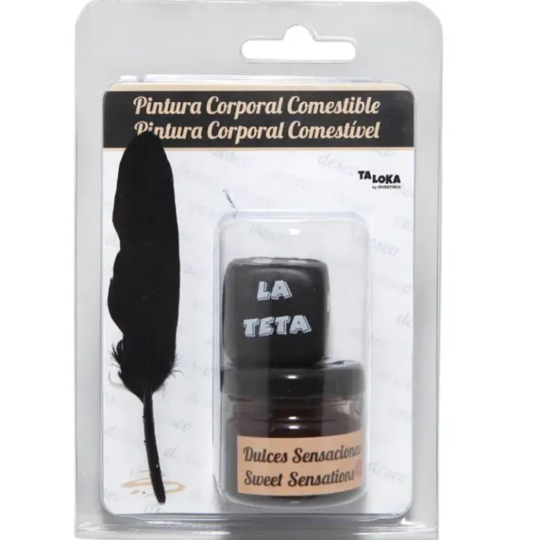 TALOKA - Pintura corporal comestible sabor chocolate + Dado