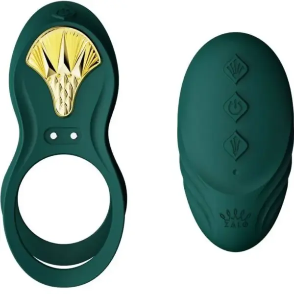 ZALO - Anillo Vibrador Control Remoto para Parejas Verde