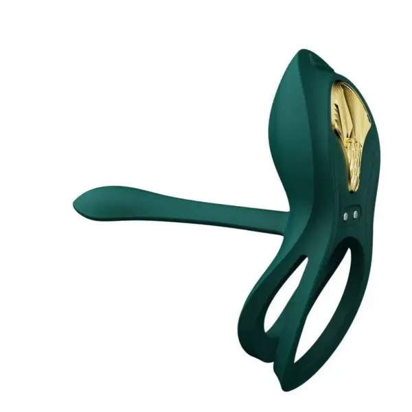 ZALO - Anillo Vibrador Control Remoto para Parejas Verde - Imagen 11