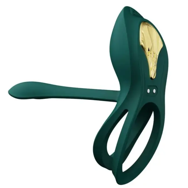 ZALO - Anillo Vibrador Control Remoto para Parejas Verde - Imagen 7