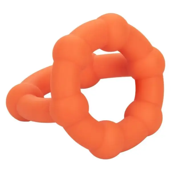 CALEXOTICS - Alpha All Star Ring Naranja: Anillo de Potenciación para el Placer Masculino - Imagen 11