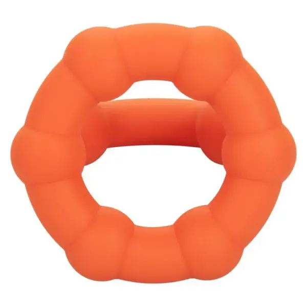 CALEXOTICS - Alpha All Star Ring Naranja: Anillo de Potenciación para el Placer Masculino - Imagen 6