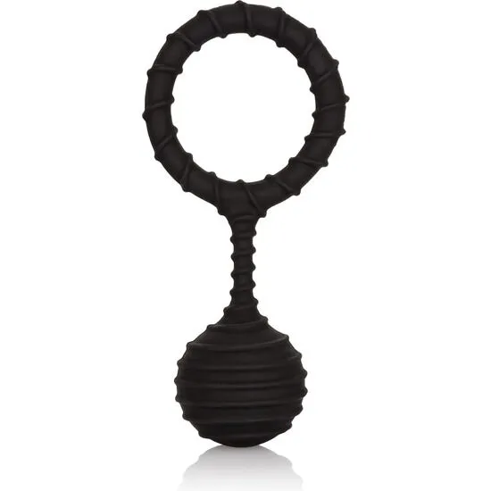 CALEXOTICS - Anillo de silicona pene XL con pesa para una experiencia intensa